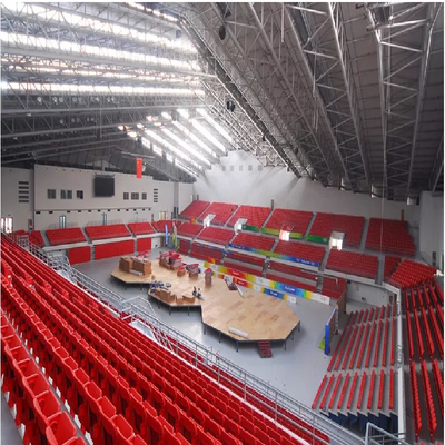 S355JR Football Stadium Structure Design EPS Roof Bending For Basketball Gym
