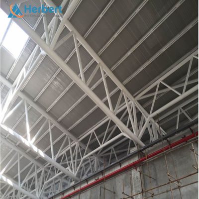 Factory Price Light Steel Prefab Steel Roof Trusses For Building Construction Stadium Roof Station Roof System ISO GB Free Design