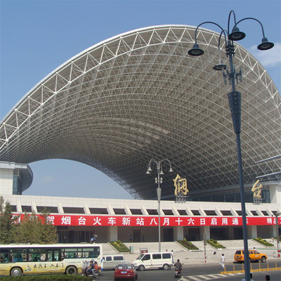 Q355B PVC Membrane Structure Roof Welding Corrugated Coated Fabric