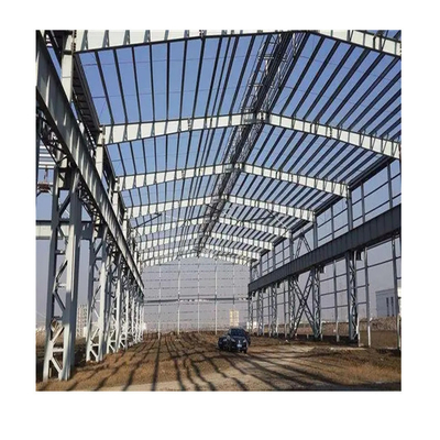 Q235 Three Pin Portal Frame Cutting Portal Wall Framing 50mm For Workshop Plant