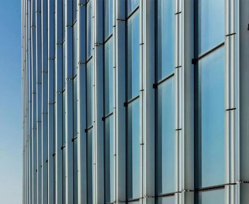 Fashion design Low-E glass building facades double glazed glass curtain wall
