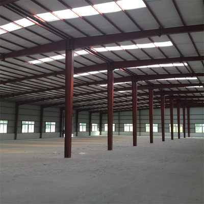 Q355B Steel Structure Warehouse Building 50mm Roof Flat Roof Warehouse Welding