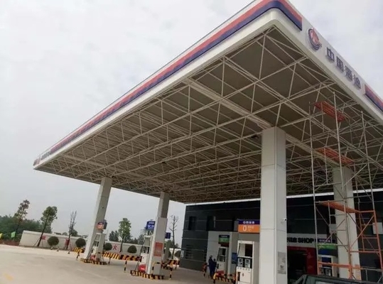 Structural Space Frame Light Weight Steel Frame Construction For Roof