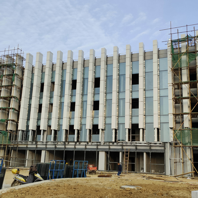 Q235 EPS Aluminium Glass Curtain Wall Frame Profile Light Curtain Wall 50mm