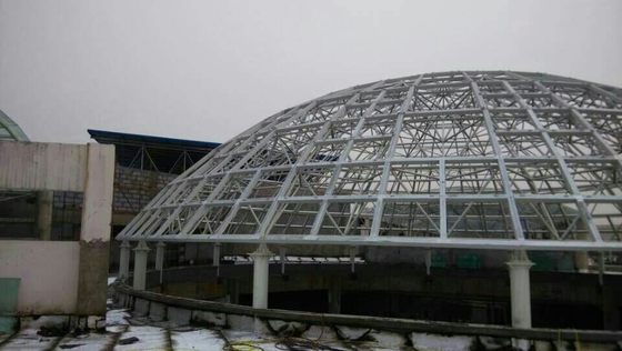 Prefab PU Roof Space Frame Truss Structure Building Roof 950mm One Stop Service
