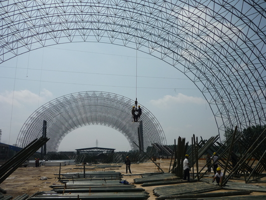 Prefab PU Roof Space Frame Truss Structure Building Roof 950mm One Stop Service