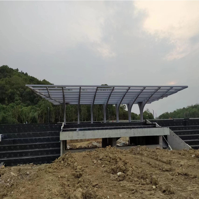 Pitched Steel Portal Frame Roof Lack Of Symmetric Steel Structure
