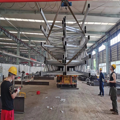 Prefabricated Steel Roof Trusses Q235 Material Galvanized Surface