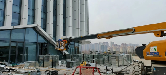Q235 Q355 Material Glazed Aluminum Curtain Walls Exterior