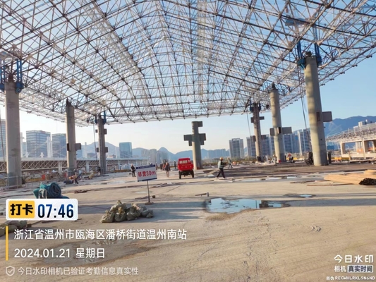 High Load Capacity Aluminum Alloy Structure Space Frame Node With Bolted Connection