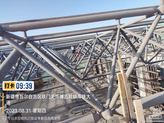 Aluminum Alloy Space Frame Junction for Durable Construction in White Color