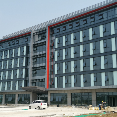 Hospital Building Aluminum Glass Curtain Wall Facade Modern Design