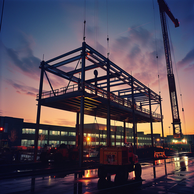 Steel Portal Frames for Eco-Friendly 2-Story Steel Structure Houses | Sustainable Living Solutions
