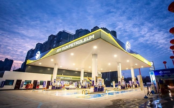 Lightweight Steel Structures For Roofs Of Gas Stations Space Frame Roofing
