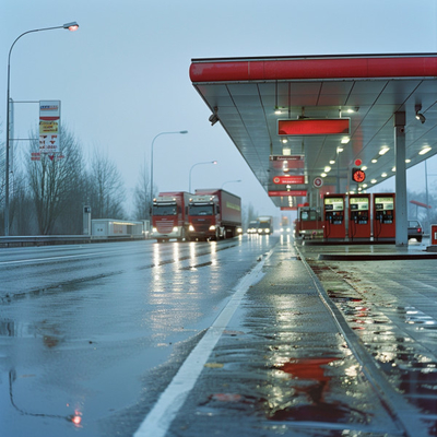 Fuel Station Design And Construction Prefabricated Steel Structure Convenient Building