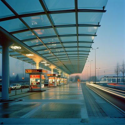 Petrol Station Space Frame Beautifully Shaped Design And Construction For You