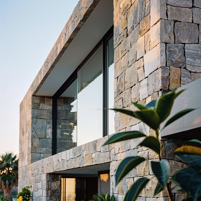 Granite Curtain Walls For High-End Villas Luxurious And Timeless Exterior Solutions