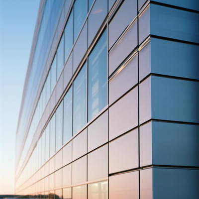 Light Grey Aluminium Curtain Wall For Large Hospitalization Buildings Style And Durability