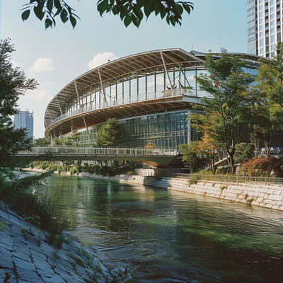 Estructura espacial de acero para grandes salas de cine Diseño innovador e integridad estructural