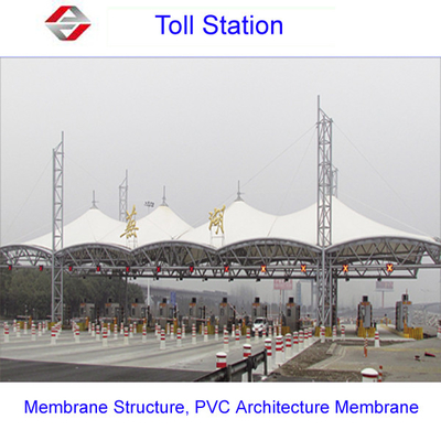 Tension Membrane Structure For Large Road Toll Stations Durable And Functional Design