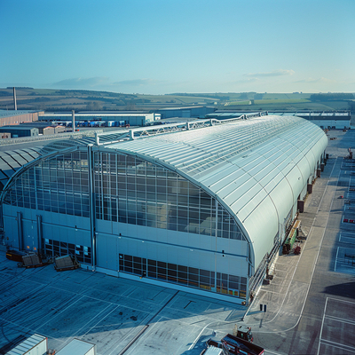 Warehouse Roof Structure For Large Logistic Centers Maximizing Space And Efficiency