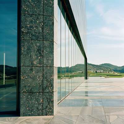 Granite Curtain Wall For Large Artistic Centers Sophisticated Aesthetic And Durability