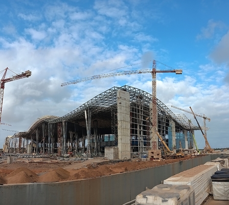 Prefabricated Light Steel Frame Airport Station Building Structure
