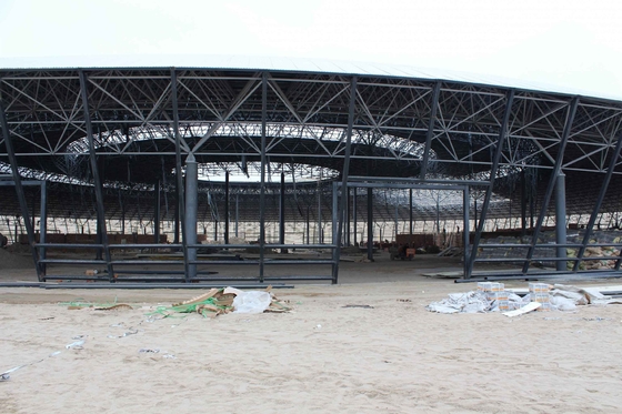 Space Frame Coal Storage Outreach Roof in Steel Structure Construction