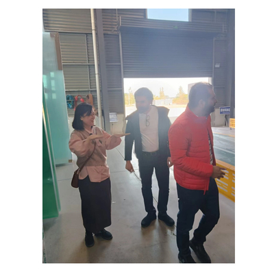 Glass Curtain Wall Or Aluminium Curtain Wall System Factory Visit