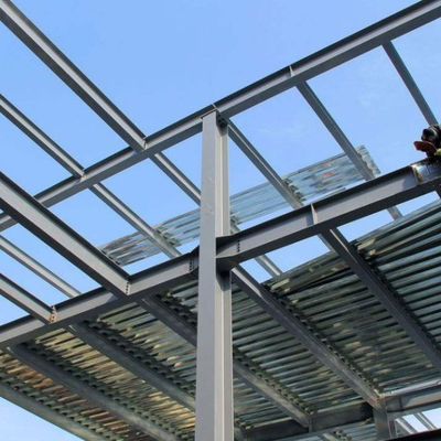 Custom Lightweight Galvanized Steel Truss Roof Structure GB Standard