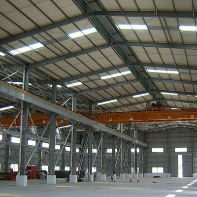 Custom Lightweight Galvanized Steel Truss Roof Structure GB Standard
