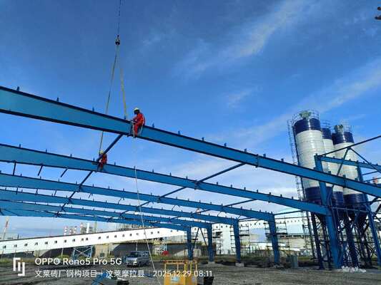 Customized Span Warehouse Roof Structure Built to Withstand Variable Snow Load Conditions for Warehousing Solutions