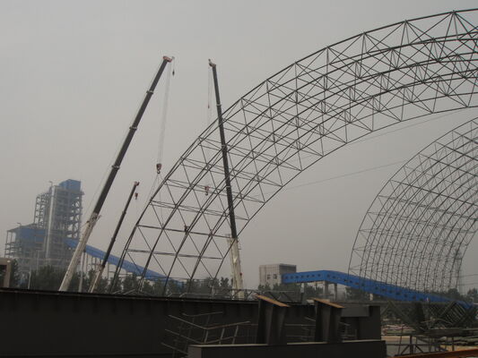 Brazil Warehouse Roof Structure Utilizing Prefabricated Steel Elements to Achieve Faster Assembly and Construction in Logistics Facilities
